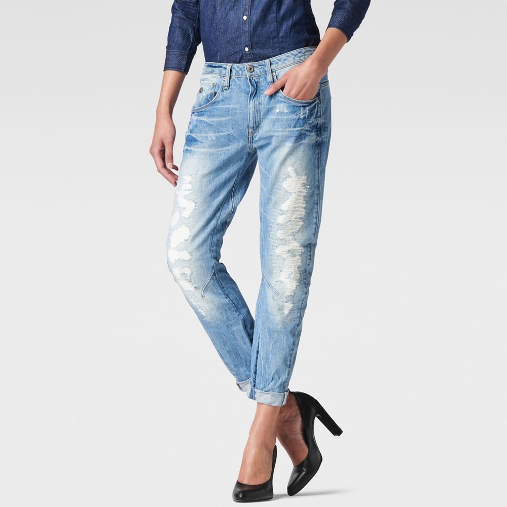 G-STAR 3D Arc Low Waist Boyfriend Jeans size 28/32
